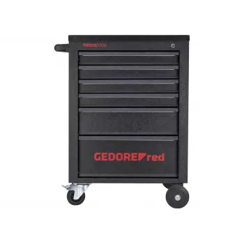 Gedore RED MECHANIC carrello da officina, 6 cassetti, nero (3300012)