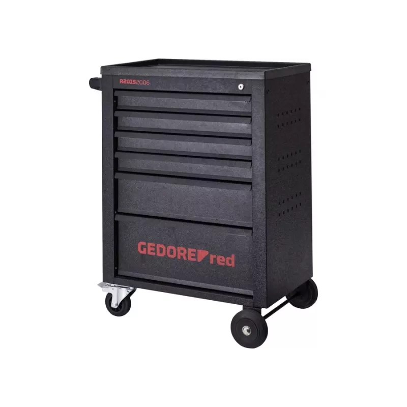 Gedore RED MECHANIC carrello da officina, 6 cassetti, nero (3300012)