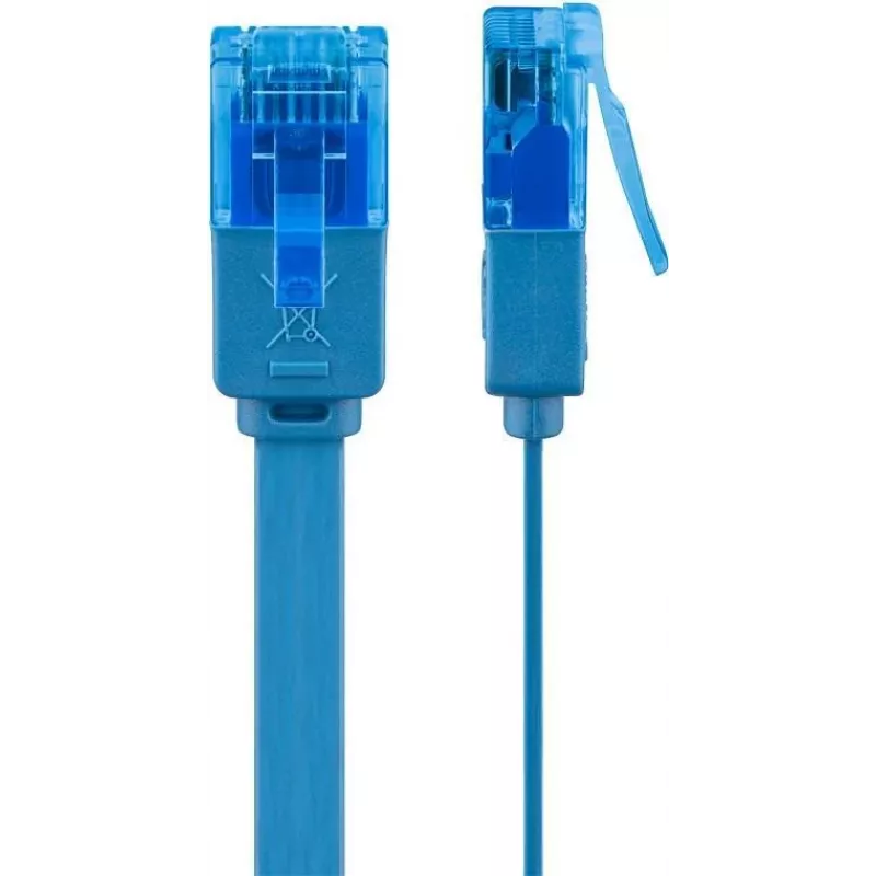 Wentronic cavo patch RJ45 CAT6a 5m, U/UTP, dorato, 10 Gbit/s 96339