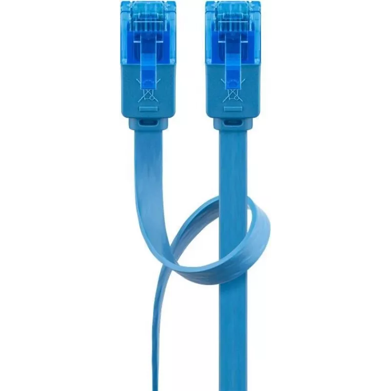 Wentronic cavo patch RJ45 CAT6a 5m, U/UTP, dorato, 10 Gbit/s 96339