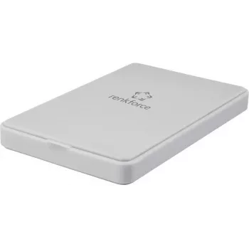 Renkforce RF-4505644 case per HDD/SSD SATA da 2,5 pollici, USB 3.0, bianco