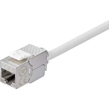 Renkforce RF-4531196 connettore femmina RJ45 Cat.6a schermato argento