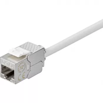 Renkforce RF-4531196 connettore femmina RJ45 Cat.6a schermato argento