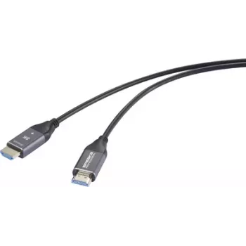SpeaKa Professional cavo di collegamento in fibra ottica HDMI connettore maschio HDMI-A su connettore maschio 50 m nero (SP-12842676)