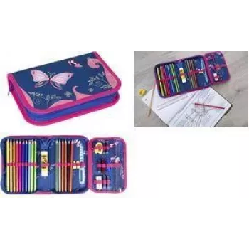 Faber-Castell Eberhard Faber Butterfly astuccio portapenne 32 pezzi poliestere 577471