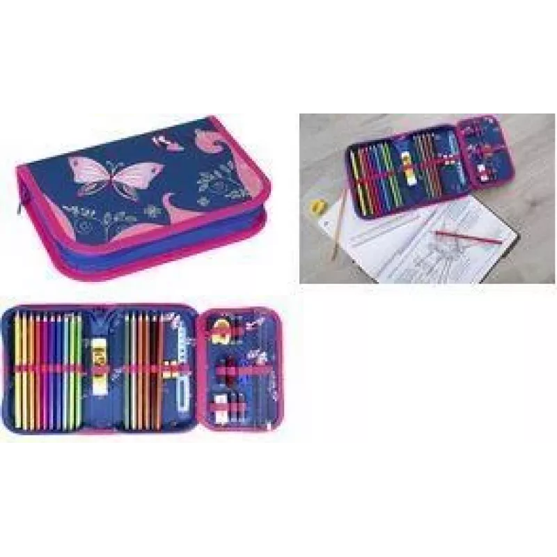 Faber-Castell Eberhard Faber Butterfly astuccio portapenne 32 pezzi poliestere 577471