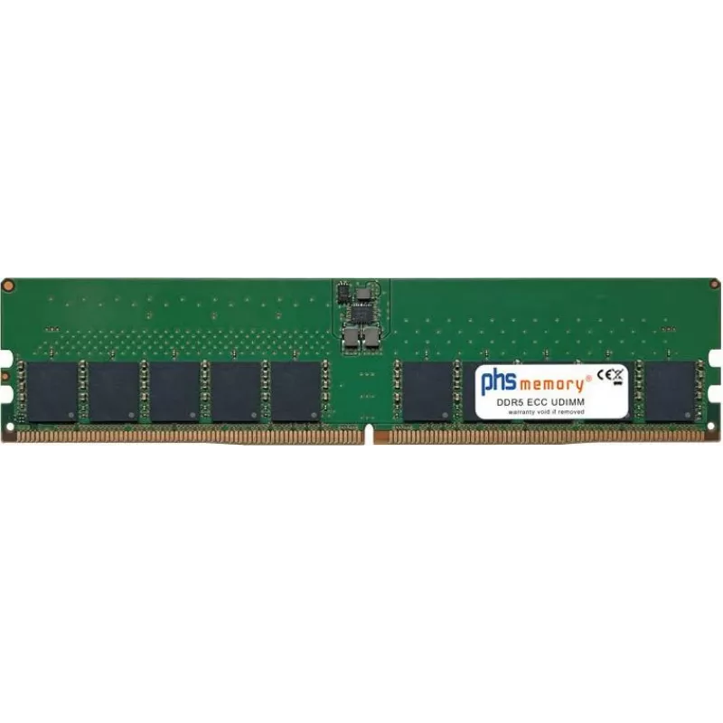 PHS-memory 16GB DDR5 UDIMM ECC 5600MHz PC5-44800E RAM per HP Z2 G1i Tower SP582763