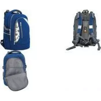 Faber-Castell Eberhard Faber X-Style zaino scuola, Denim Blue, 28 L, per bambini e ragazzi 9-16 anni, poliestere 577636