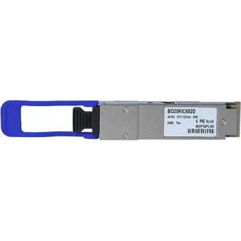 BlueOptics BO25KIC602D-BO ricetrasmettitore QSFP 40GBASE-LX4, LC-Duplex, 160m OM4 / 2km SMF, 4xWDM, 0-70°C, DDM