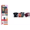 Marabu Textil Painter Plus set pennarelli per stoffa, punta tonda 3 mm, colori assortiti, 3 pezzi 0118000000081
