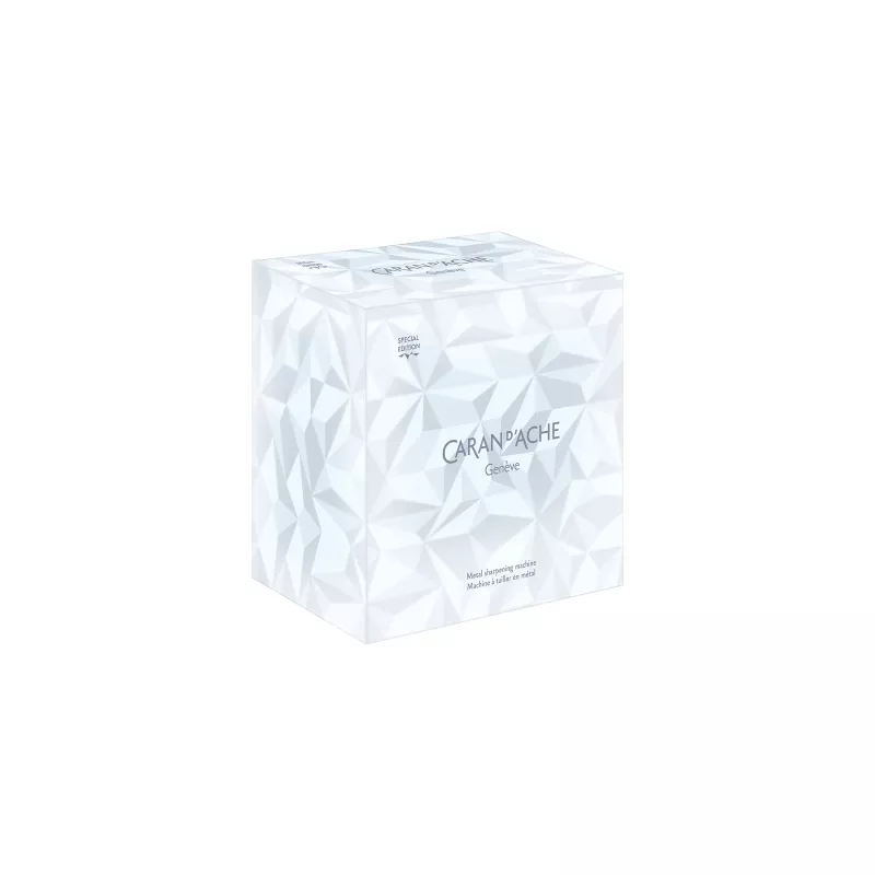 Caran d'Ache Alpine Frost temperamatite in metallo, 1 foro, blu/argento CC0455.025