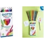 GIOTTO COLORS 3.0 ACQUARELL matite acquerellabili, 12 colori diversi, esagonali, mina 3,0 mm, astuccio in cartone (F277100)