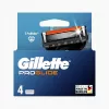 Gillette ProGlide lamette da rasoio ricambio per uomo, 4 lame, 5 lame antiaderenti + trimmer di precisione, Lubrastrip, compatibili con manici Fusion5 8001090456366