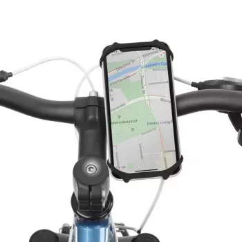 Renkforce RF-4413448 supporto universale per smartphone con ventosa, nero