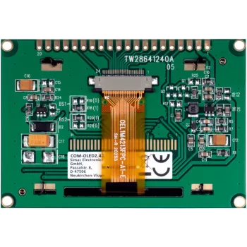 JOY-IT COM-OLED2.42 modulo display OLED 2,42 pollici 128x64, bianco, SPI/I2C, SSD1309