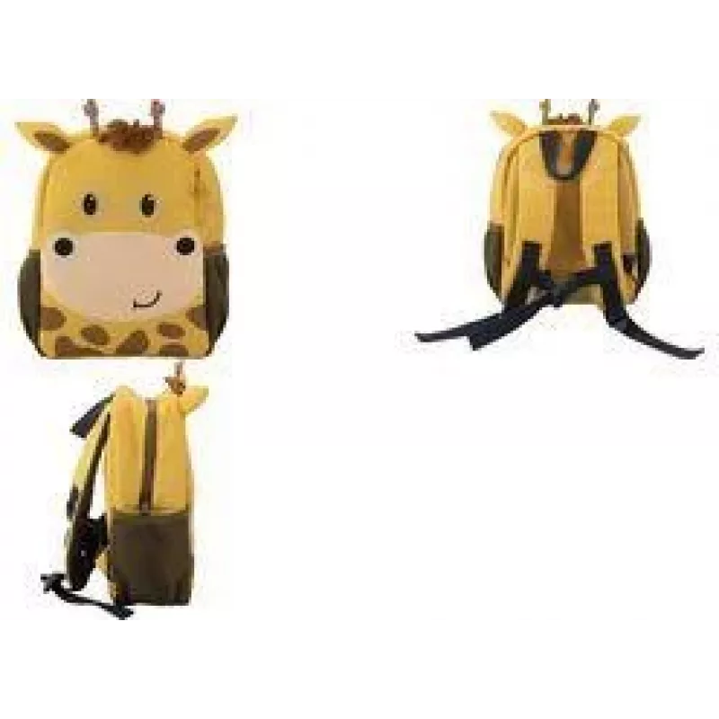 Faber-Castell Eberhard Faber Mini Kids Giraffa zaino per asilo, poliestere, 180 g, giallo/marrone 577604