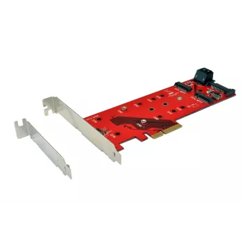 EXSYS EX-3660 Scheda adattatore M.2 a SATA III - B-Key/B+M Key, 6 Gbps, supporta 2230/2242/2260/2280