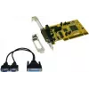 EXSYS EX-42372IS Scheda PCI seriale a 2 porte RS-422/485 con protezione da sovratensione, low profile
