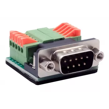 EXSYS EX-49000 cavo adattatore seriale D-SUB 9 poli maschio su morsettiera a 10 poli, 30 cm