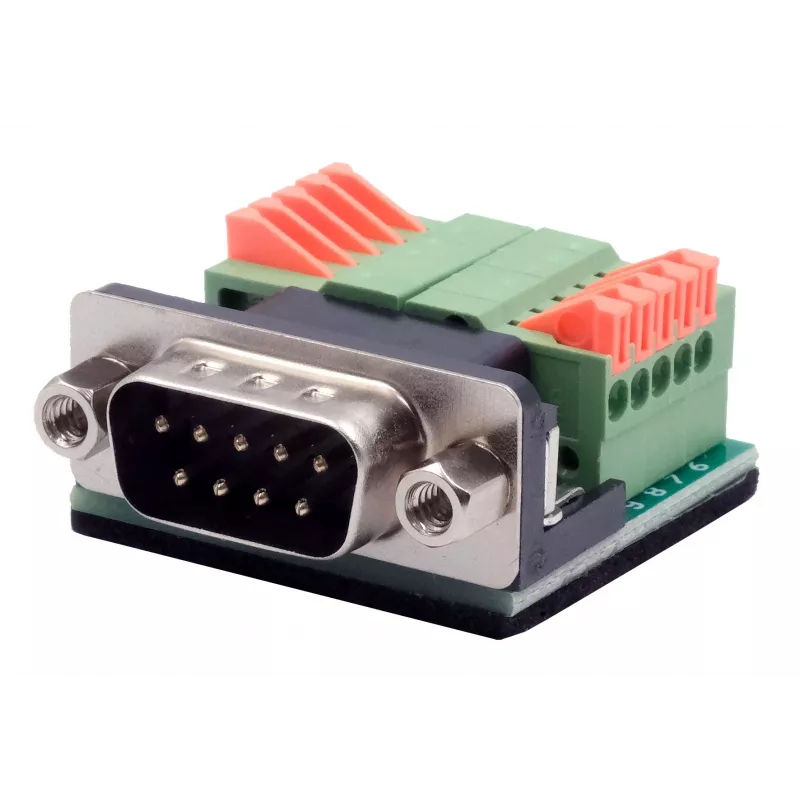 EXSYS EX-49000 cavo adattatore seriale D-SUB 9 poli maschio su morsettiera a 10 poli, 30 cm
