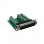 EXSYS EX-49025 adattatore D-SUB 25 poli maschio su morsettiera a 27 poli, verde/argento