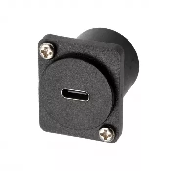 EXSYS EX-49167 adattatore da incasso USB-C tipo D femmina su maschio, USB 3.2 Gen 2, 10Gbps