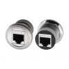 EXSYS EX-49196 adattatore RJ45 da pannello in metallo, femmina-femmina