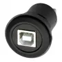EXSYS EX-49213 adattatore panel-mount USB-B femmina a USB-A femmina, USB 2.0, telaio in metallo