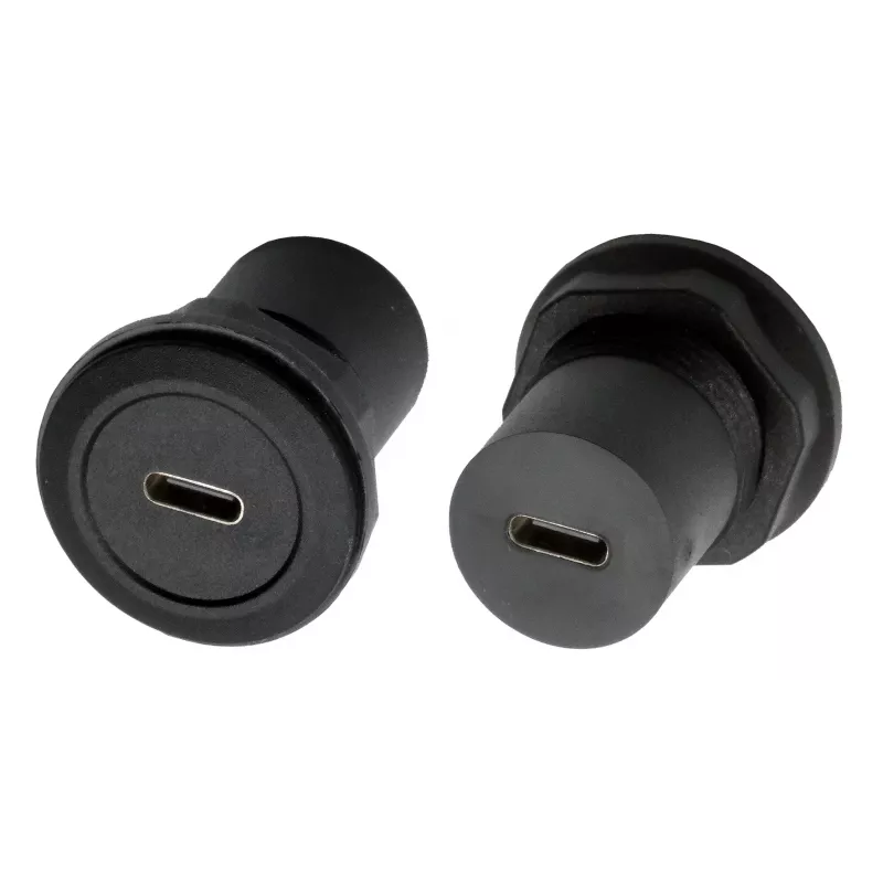EXSYS EX-49214 adattatore da pannello USB-C femmina-USB-C femmina, USB 3.2 Gen 1