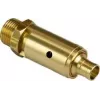 Aerotec valvola di sicurezza per aria compressa 1/2 pollice, 10 bar, ottone 9049104