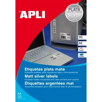 AGIPA etichette in pellicola di poliestere resistenti alle intemperie 105 x 148 mm bianco (1 foglio) 1227