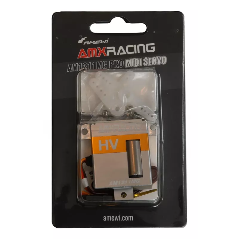 Amewi Midi-Servo AMXRacing AM1211MG PRO servo digitale midi ingranaggi in metallo 28456