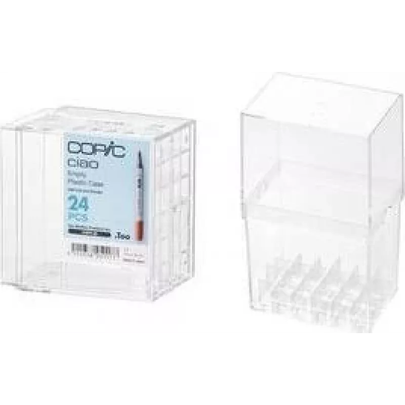 COPIC espositore in acrilico per 24 pennarelli Ciao, trasparente, vuoto 22075D24