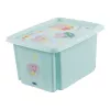 keeeper scatola contenitore karolina Peppa Pig, 15 litri scatola impilabile/nidificabile con coperchio, PP, acquamarina, 1 pezzo 1223662433600
