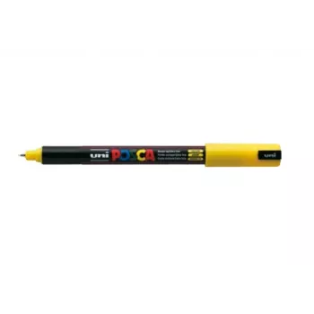 POSCA PC-1MR pennarello verniciante giallo 0,7 mm punta tonda ultrafine inchiostro pigmentato a base acqua impermeabile inodore 1 pezzo PC1MR J