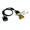 EXSYS EX-1095 scheda adattatore PCI Express x1 2 porte RS232 seriale