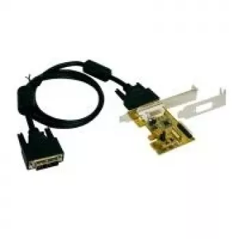 EXSYS EX-1095 scheda adattatore PCI Express x1 2 porte RS232 seriale