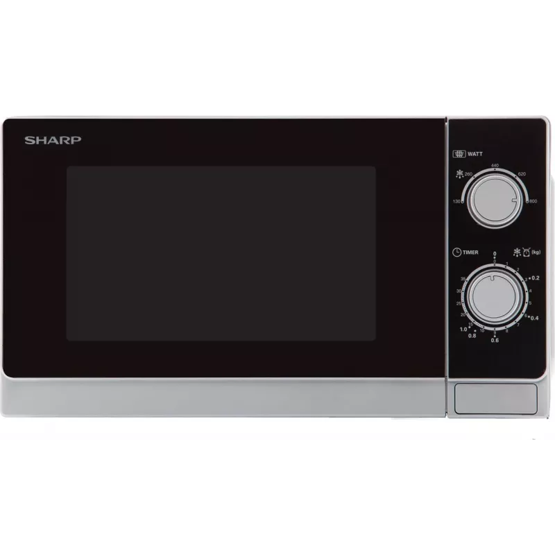 Sharp R200INW microonde solo 20L 800W nero/argento
