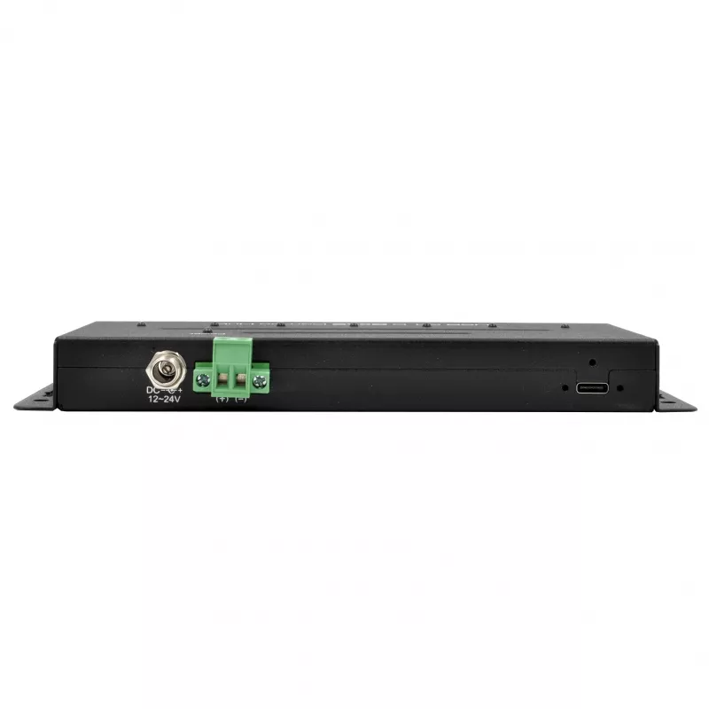 EXSYS EX-1247HMVS hub industriale USB 3.2 Gen 2 7 porte con montaggio su guida DIN