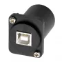 EXSYS EX-49157 Adattatore da incasso Type-D USB 2.0, connettore femmina USB-B a connettore femmina USB-A