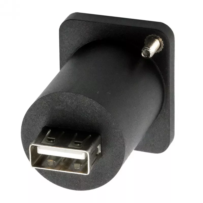 EXSYS EX-49157 Adattatore da incasso Type-D USB 2.0, connettore femmina USB-B a connettore femmina USB-A