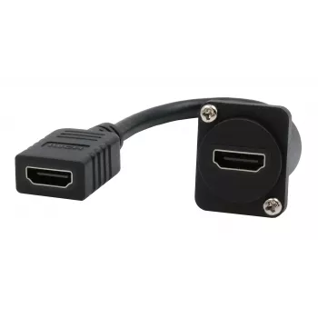 EXSYS EX-49163 adattatore cavo HDMI tipo D, femmina-femmina, 20 cm