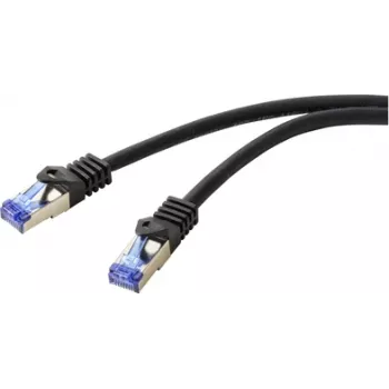 Renkforce RF-6830464 cavo patch CAT 6a S/FTP, RJ45, 5 m, nero
