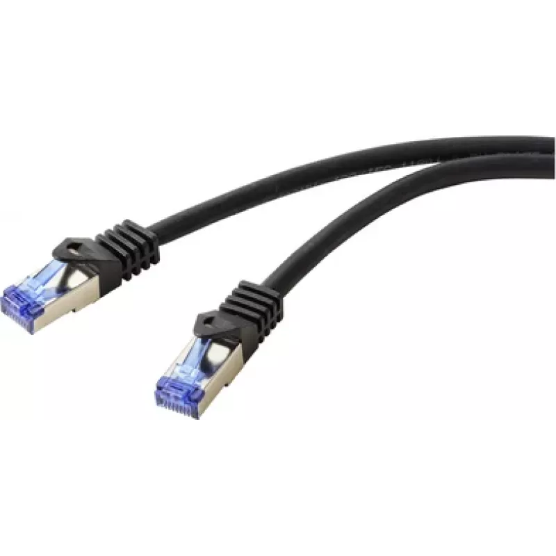 Renkforce RF-6830464 cavo patch CAT 6a S/FTP, RJ45, 5 m, nero