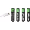VOLTCRAFT Micro (AAA) batteria ricaricabile Li-Ion 500 mAh 1,5 V confezione da 4 (VC-17275565)