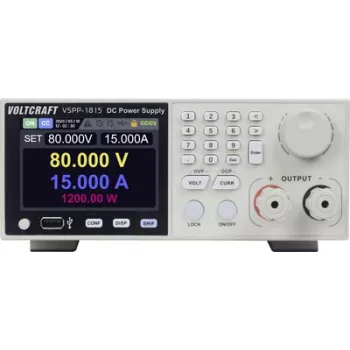 VOLTCRAFT VSPP-1815 alimentatore da laboratorio rack-mount, 0-150 V/DC, 0-30 A, 1800 W, programmabile, USB/RS-485/LAN VC-18673200