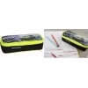 FABER-CASTELL EBERHARD FABER astuccio Race Car, nero/giallo neon poliestere, scomparto principale grande, tasca con zip 577575