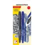 Faber-Castell Eberhard Faber Erase it! penna gel, 0,7 mm, blu, action set, blister 582103