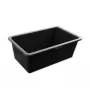 Bradas KTKP60 vasca per malta in PVC 60L nero con bordi profilati