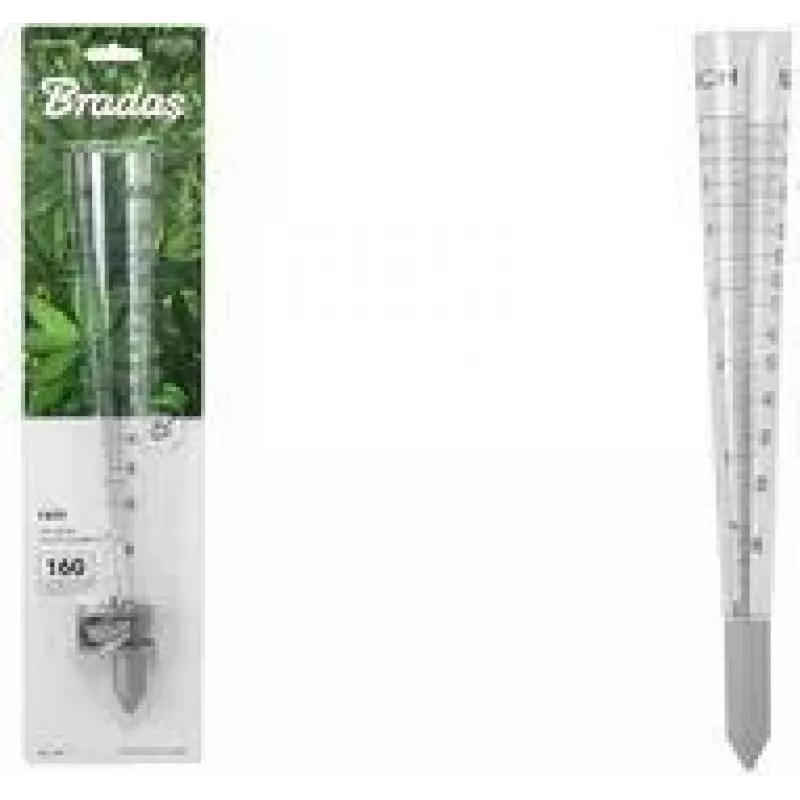 BRADAS WL-M17 WHITE LINE pluviometro, plastica, fino a 160 mm/m², base conica, 1 pezzo